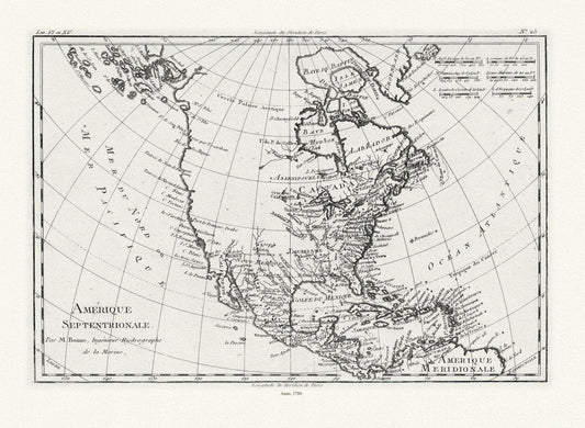 Amérique septentrionale, 1780 - The Map Chest