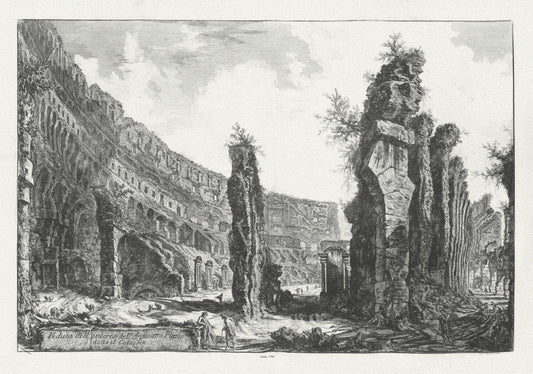 Giovanni Battista Piranesi, Vedute di Roma, Interior View of the Colosseum, c. 1760 - The Map Chest