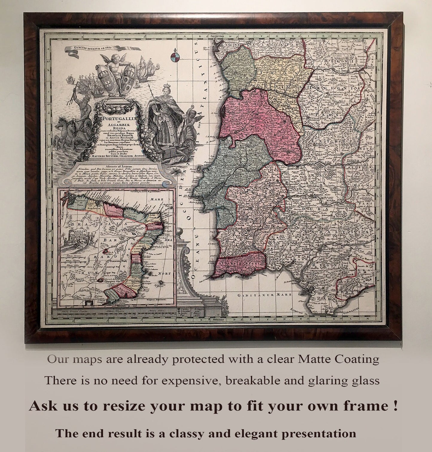 Bird's eye view of Brantford, Province of Ontario, Canada, 1875, map on heavy cotton canvas, 22x27" approx.