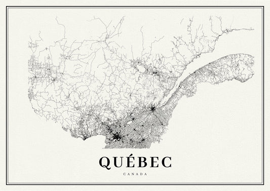 Quebec, A Modern Map