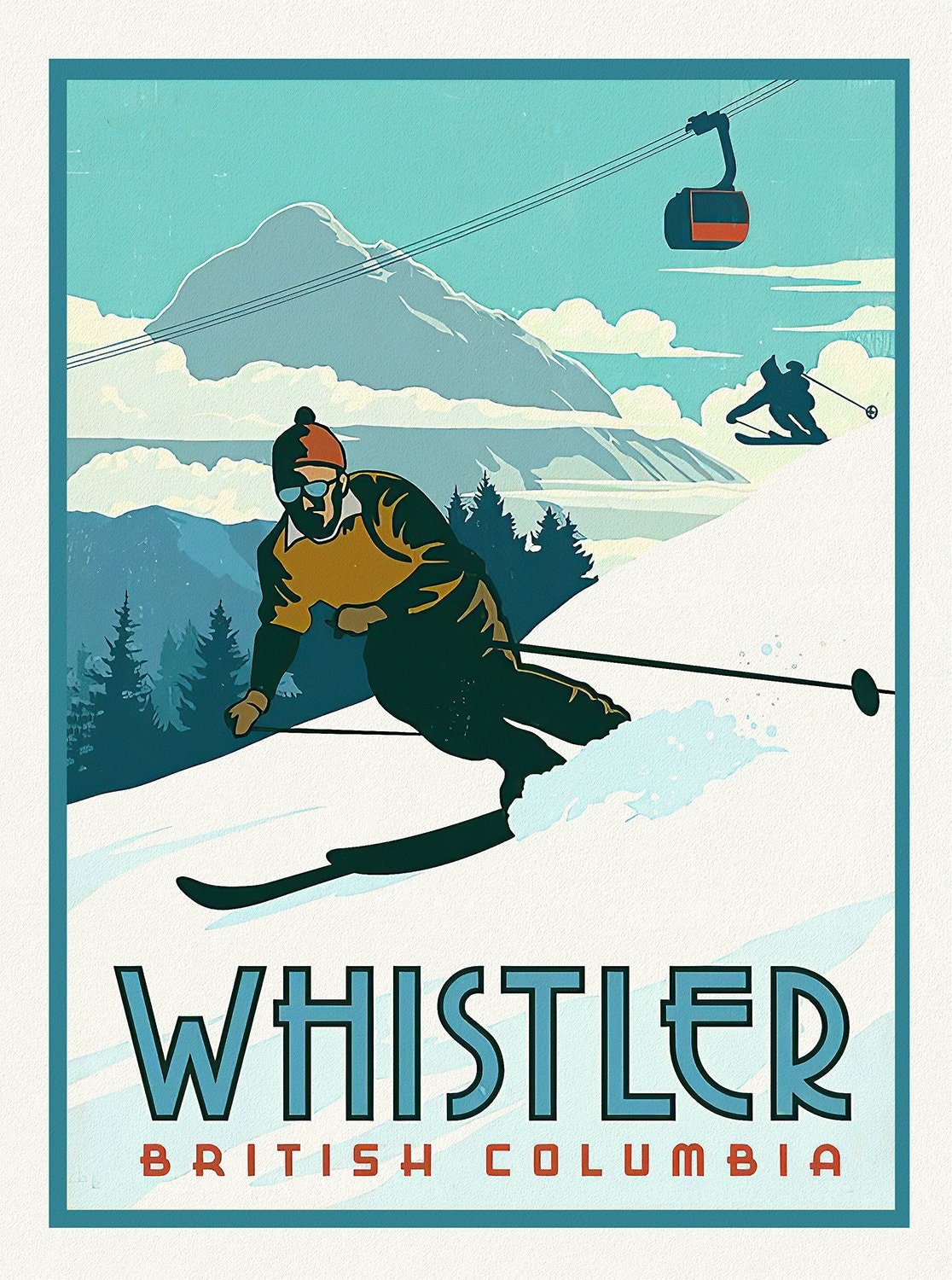 Ski Whistler, British Columbia Ver. I - The Map Chest